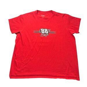 Hendrick Motorsports Dale Earnhardt Jr Womens XL T Shirt Red Double Side 2017